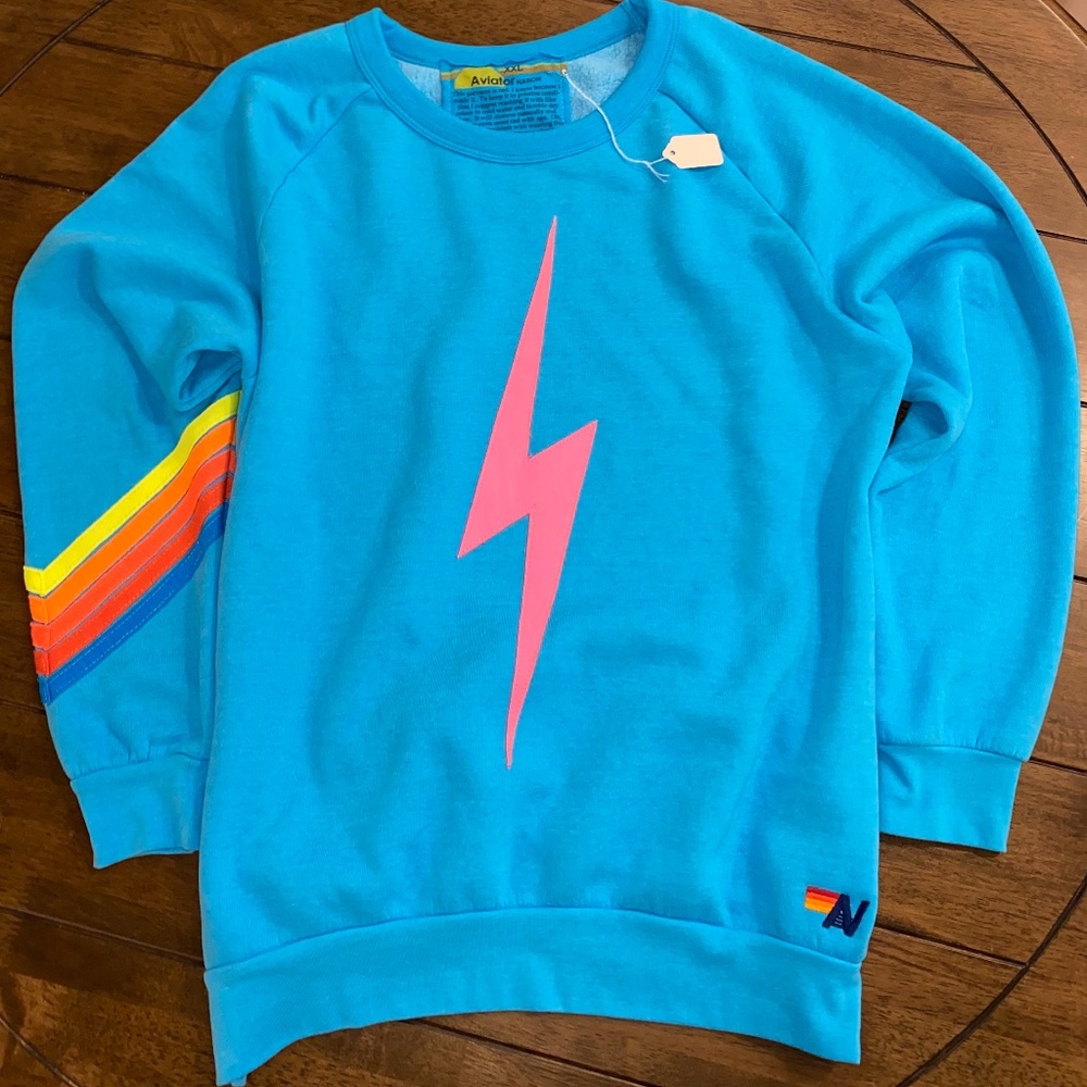 Aviator Nation BOLT STITCH CHEVRON XXL